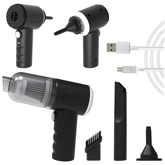 Electric Cordless Air Duster & Car Vacuum Cleaner 19000PA, 120W.