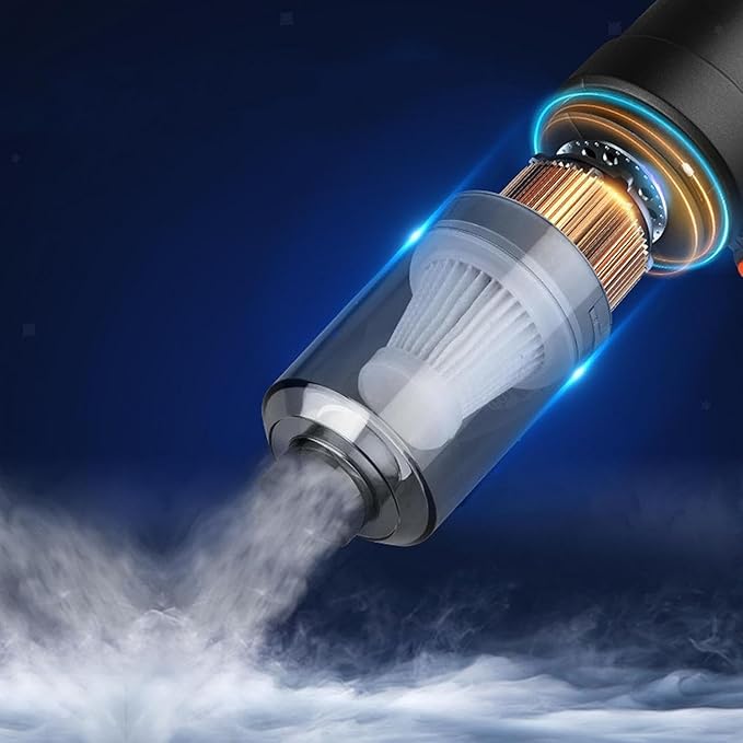 Electric Cordless Air Duster & Car Vacuum Cleaner 19000PA, 120W.